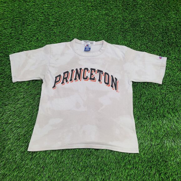 Vintage Champion Princeton Shirt Womens Small 18x22 Bleached - Picture 1 of 13